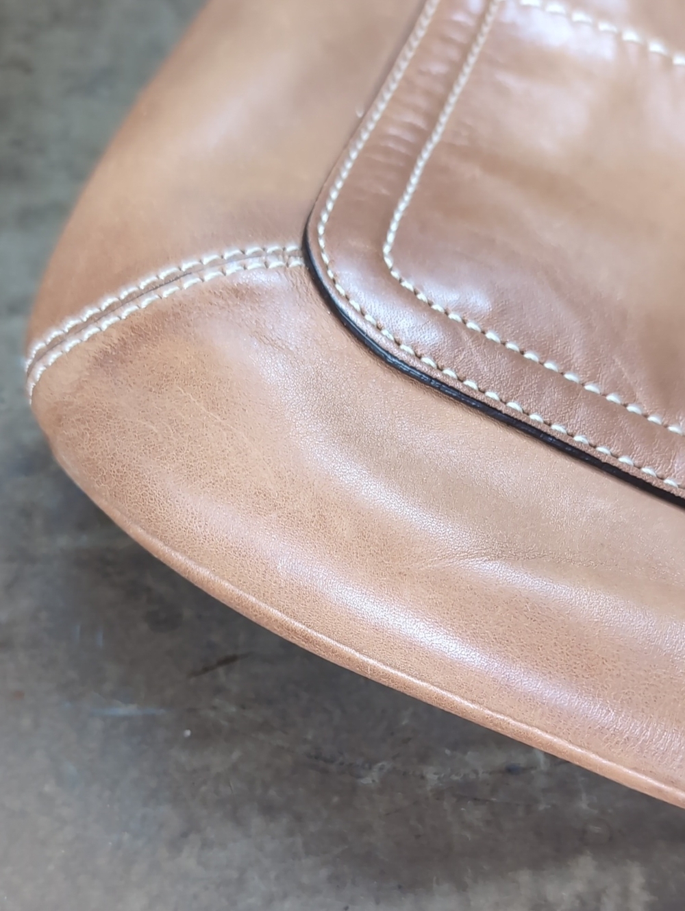 Coach Caramel Leather Shoulder Bag - Picture 11 of 13